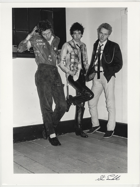 The Clash Original Steve Emberton Signed Photograph