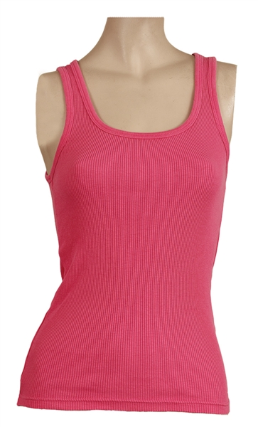Britney Spears Owned & Worn Pink Tank Top