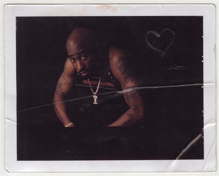 Tupac Shakur Signed & Inscribed Original Polaroid Photograph to the Mother of His Unborn Child