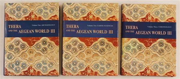 Jacqueline Kennedy Personally Owned "Thera and the Aegean World III" 3-Volume Set