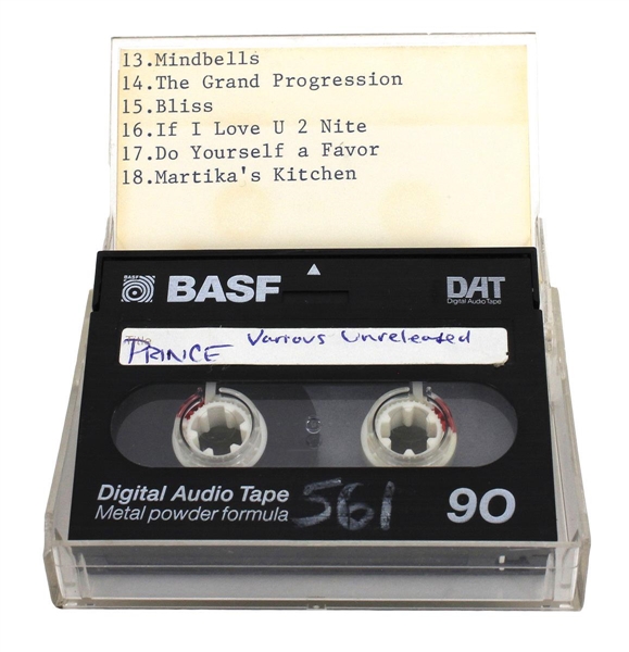 Prince Original Unreleased Demo Digital Audio Tape (DAT)