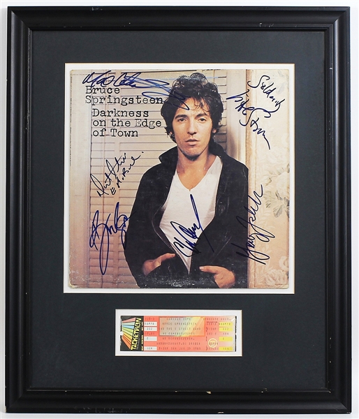 Bruce Springsteen & The E Street Band Signed "Darkness on the Edge of Town" Album