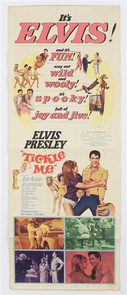 Elvis Presley Original "Tickle Me" U.S. Movie Insert Poster