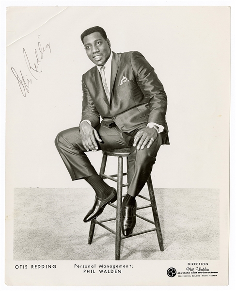 Otis Redding Signed Original Promotional Photograph