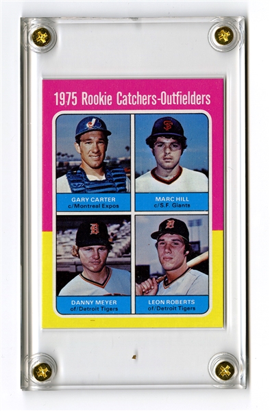 1975 Topps Gary Carter Rookie Blank Back Proof Card