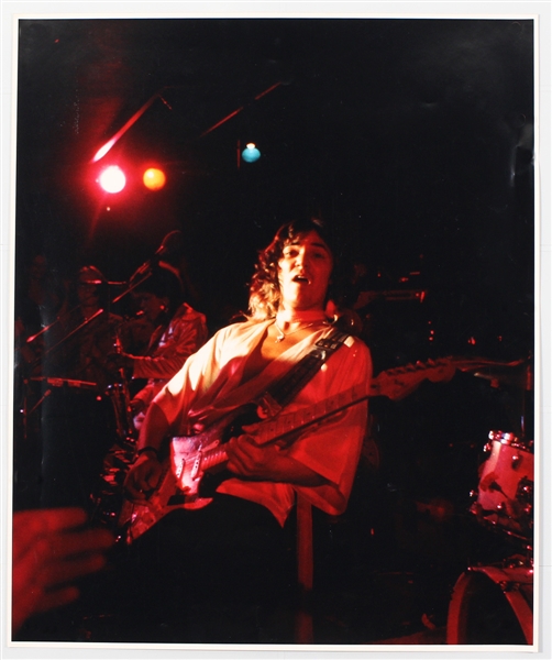 Tommy Bolin Over-Sized Original Concert Photograph Stamped by the Photographer