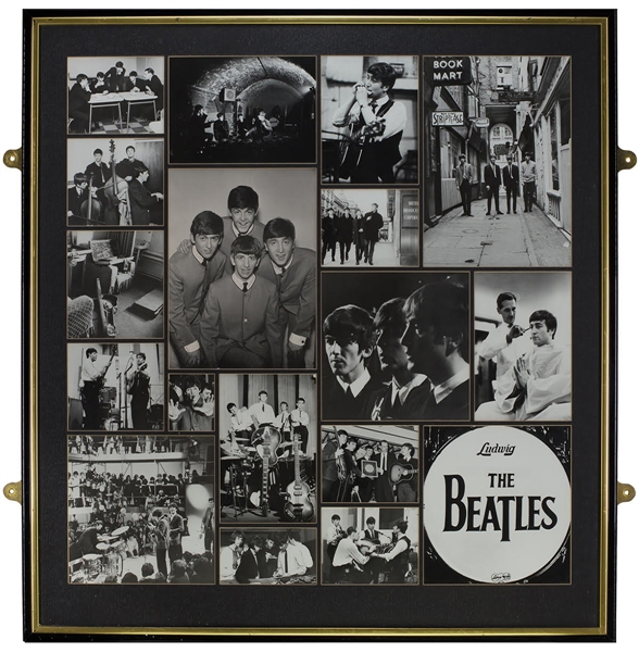 The Beatles 1964 – 1965 Oversized Framed Photo Collages (2) 