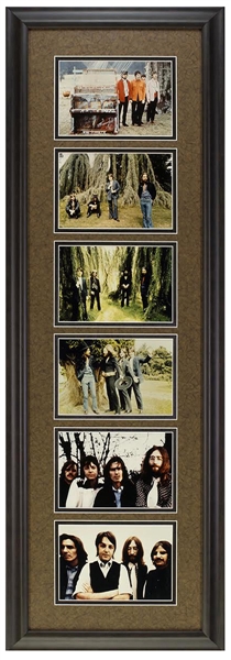 The Beatles 1969 Hey Jude Tittenhurst, U.K. Framed Photo Collage