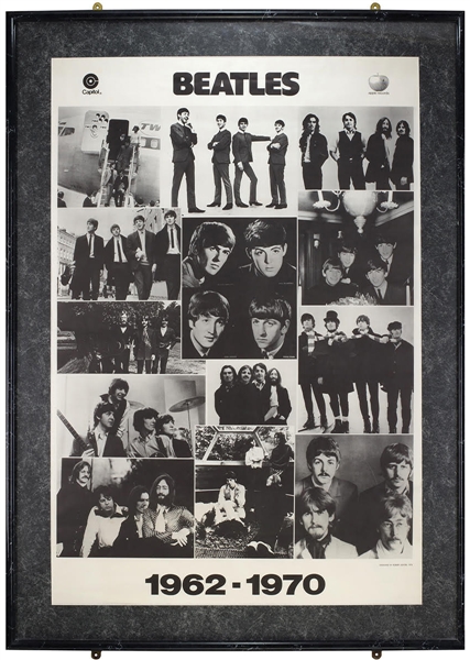The Beatles 1976 Original Capitol / Apple 1962 – 1970 Promotional Poster