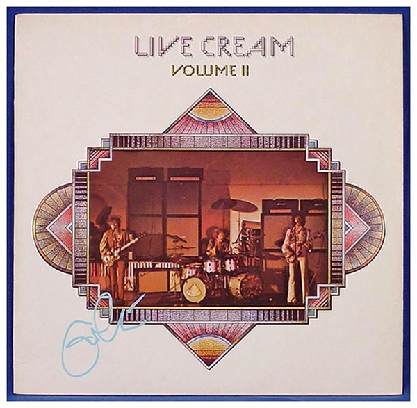 Eric Clapton Signed "Live Cream Volume II" Album