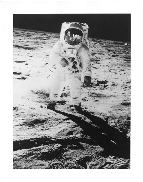 Buzz Aldrin on the Moon Photograph