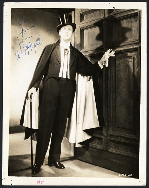 Frederic March Signed "Dr. Jekyll" Photograph