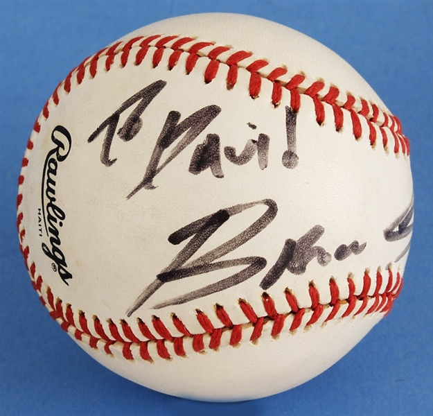 Bruce Springsteen Signed Official National League Baseball