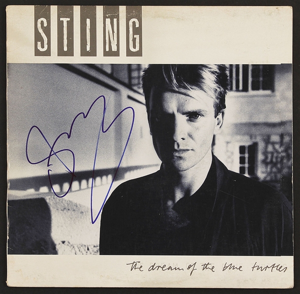 Sting Signed "The Dream of the Blue Turtles" Album