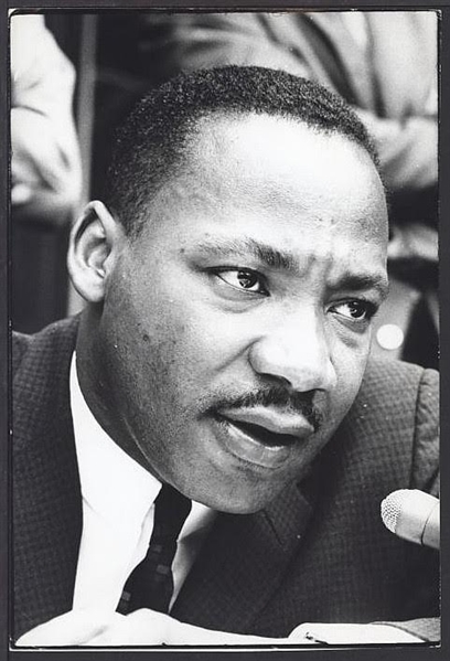 1960s Dr. Martin Luther Kin, Jr. Original Oversize Photograph (9 X 13)