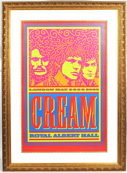Cream Reunion Tour Original Royal Albert Hall Concert Poster 