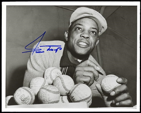 Willie Mays Signed Photograph