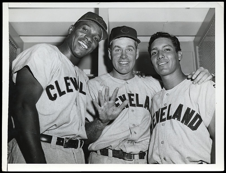 Cleveland Indians Circa 1950 Original Wire Photograph