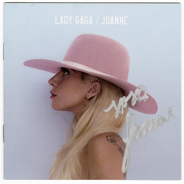 Lady Gaga Signed "Joanne" C.D. Insert JSA Authenticated