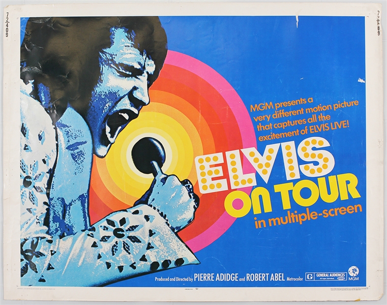 Elvis Presley "Elvis On Tour" Original Half-Sheet Movie Poster