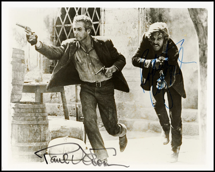 Robert Redford & Paul Newman Signed "Butch Cassidy and The Sundance Kid" Photograph