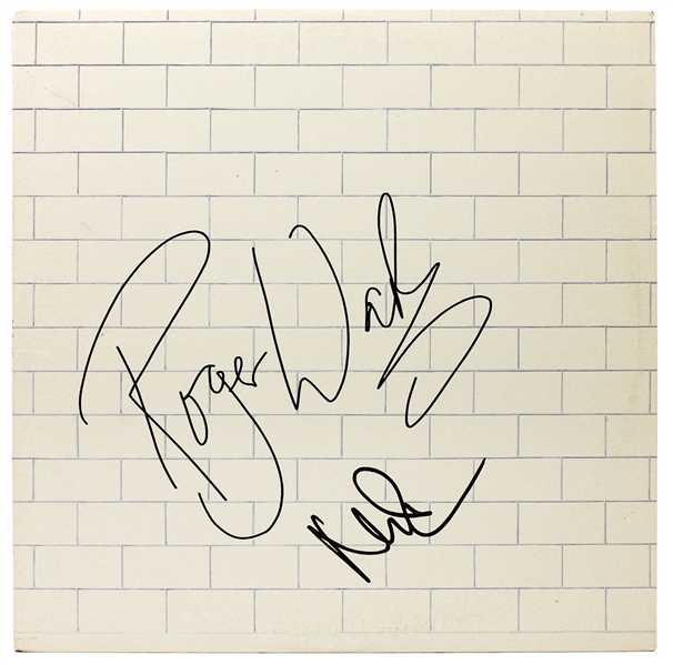Roger Waters and Nick Mason Signed Pink Floyd "The Wall" Album Floyd Authentic LOA