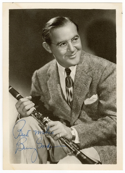 Benny Goodman Signed Photograph JSA Authentication
