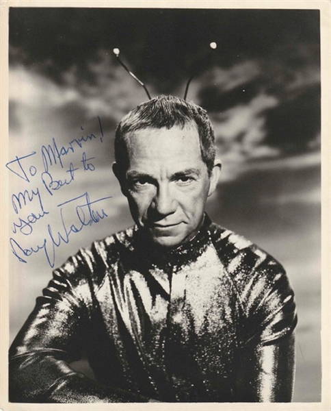 Ray Walston “My Favorite Martian” Signed Photograph Beckett Authentication