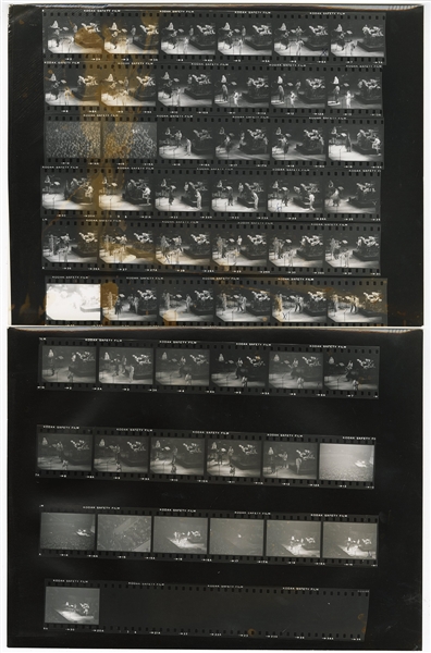 Fleetwood Mac Original “Live” Album Cover Contact Sheet Artwork from the Collection of Larry Vigon