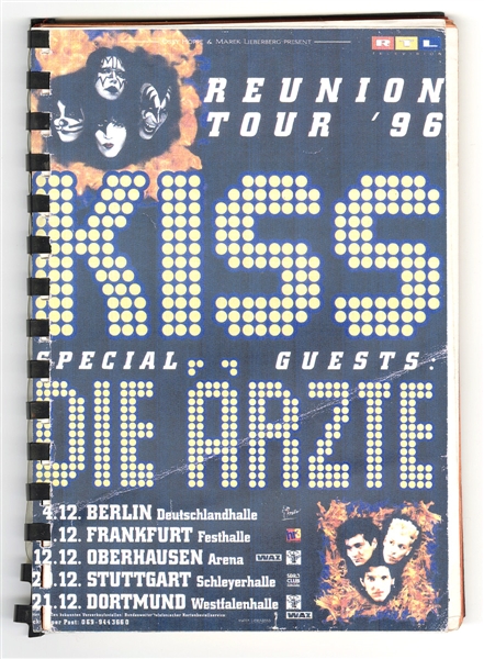 KISS 1996 Reunion Tour Original Tour Itinerary - Germany 