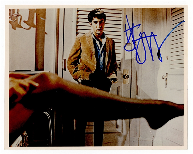 Dustin Hoffmann Signed "The Graduate" Photograph Beckett Authentication