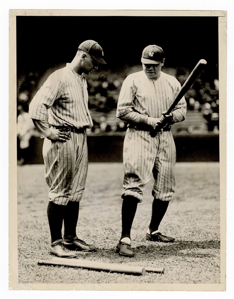 Lou Gehrig & Babe Ruth Photograph