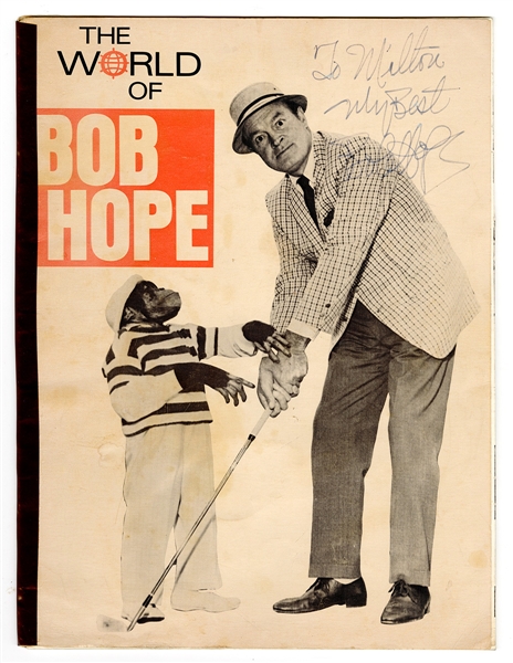 Bob Hope Signed "The World of Bob Hope" Book