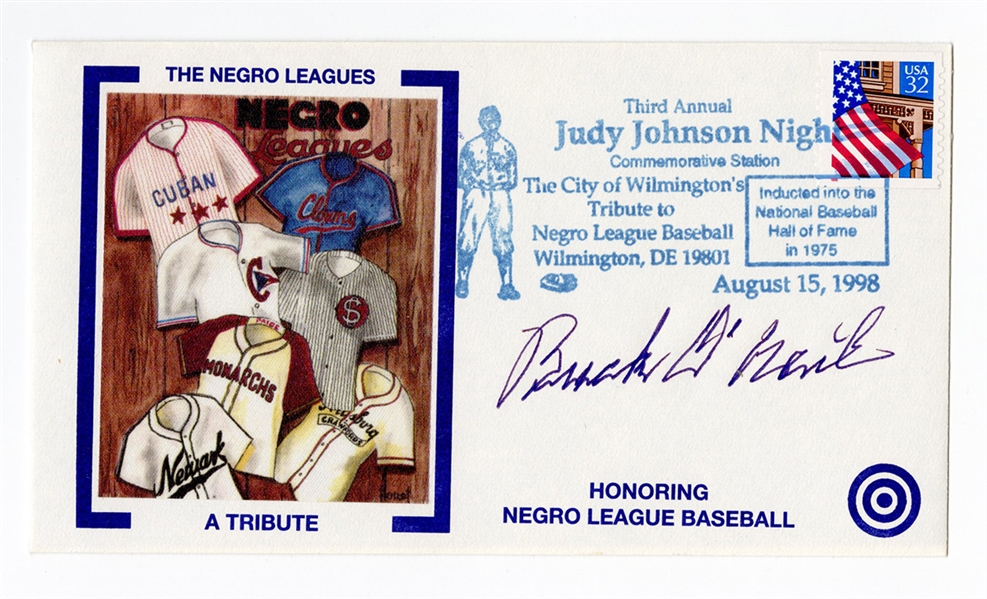 Buck ONeil Signed Negro League Baseball First Day Cover