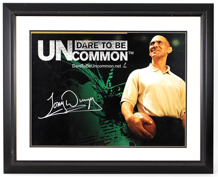 Tony Dungy Signed Poster 