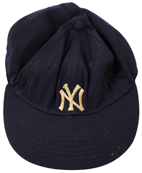 Mickey Mantle 1951-1952 Game Worn New York Yankees Baseball Cap