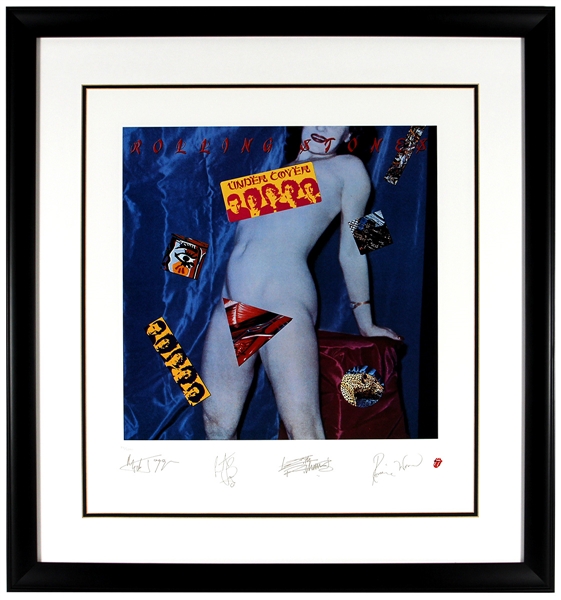 Rolling Stones "Under Cover" Original Limited Edition Plate Signature Lithographic Print