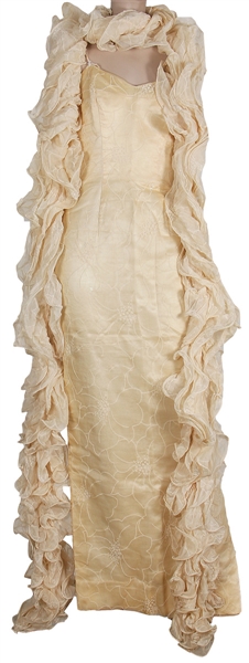 Marilyn Monroe Owned & Worn Gown and Shawl