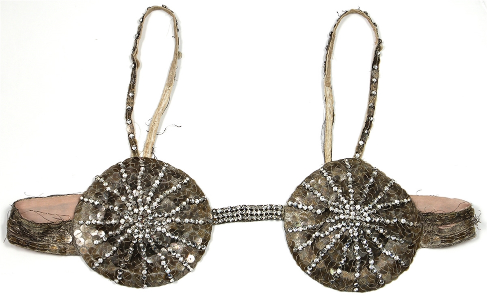 Lady Gaga "Icons" Book Worn Circa 1920s Vintage Embellished Bralette Also Worn by Josephine Baker