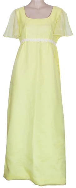 Lana Del Ray Owned and Worn Vintage Yellow Dress