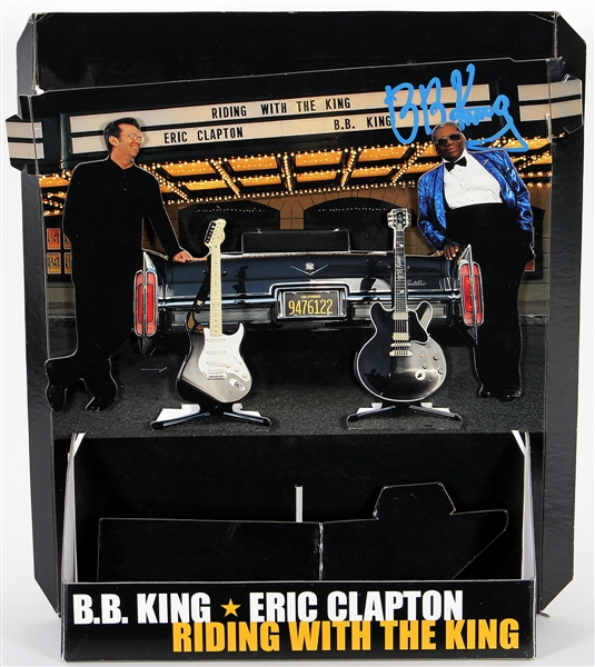 B.B. King Signed “Riding With The King” with Eric Clapton Store Display