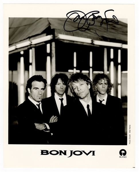 Jon Bon Jovi Signed Photograph