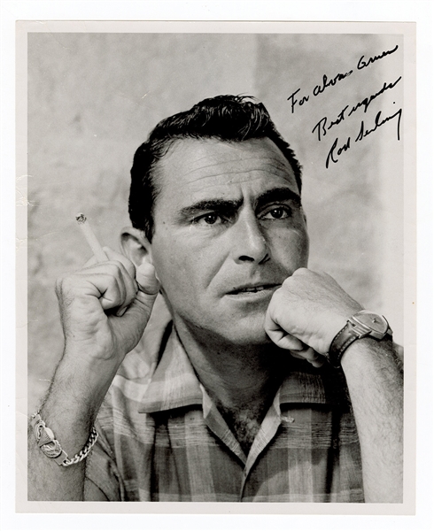 Rod Serling Signed and Inscribed Photograph JSA 