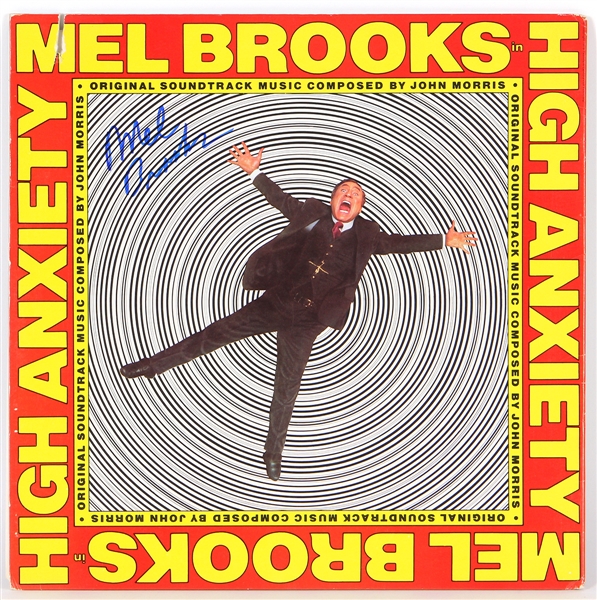 Mel Brooks Signed “High Anxiety” Album JSA