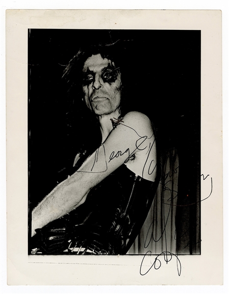 Alice Cooper Signed & Inscribed Photograph