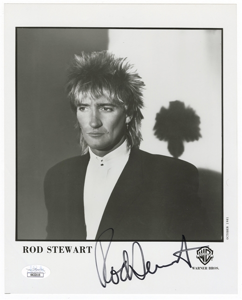 Rod Stewart Signed Photograph JSA