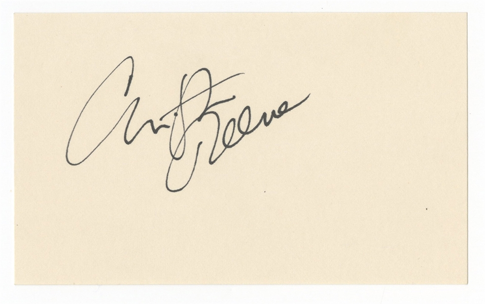 Christopher Reeve Signature