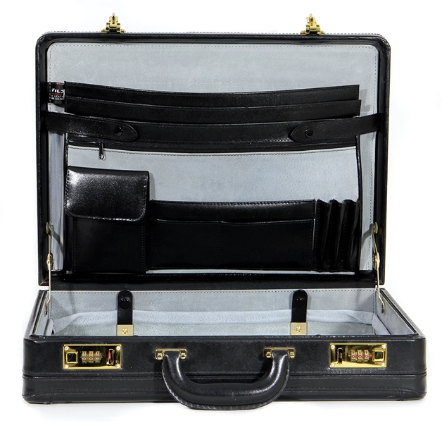 Elvis Presley Black Leather Briefcase Tour Used