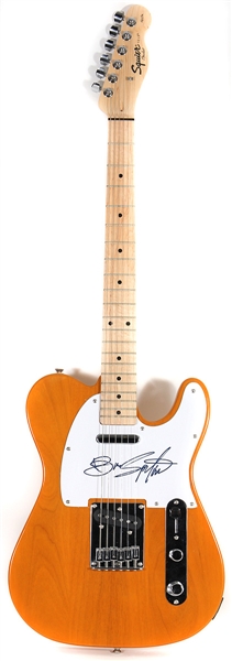 Bruce Springsteen Signed Butterscotch Fender Squier Telecaster Guitar
