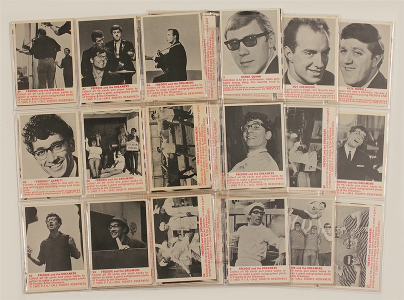 Freddie and The Dreamers Original Trading Card Archive